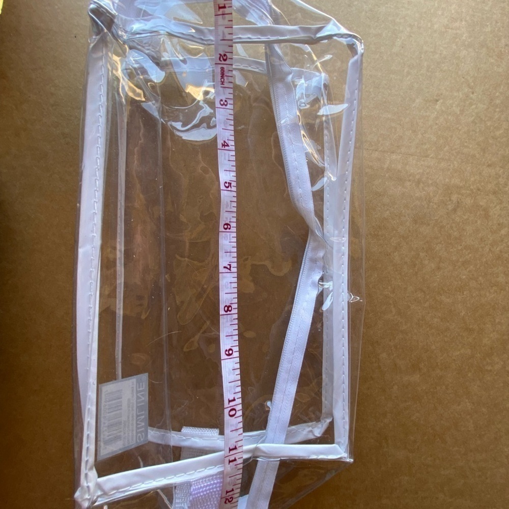 Plastic See Through Travel Bag/Makeup Bag - Picture 2 of 4